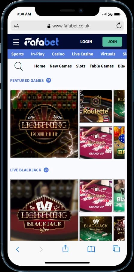 Fafabet Live Casino