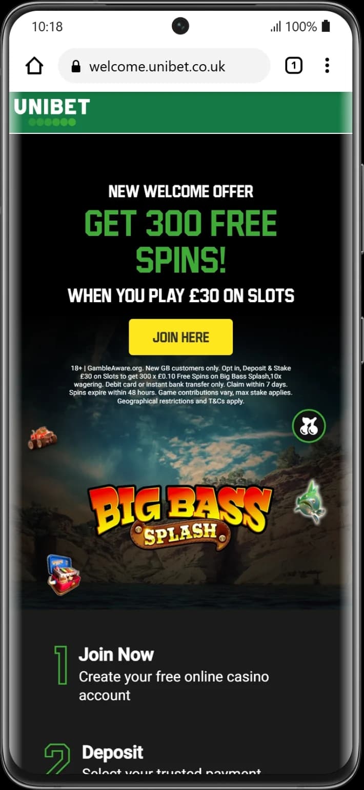 Unibet Casino Bonus